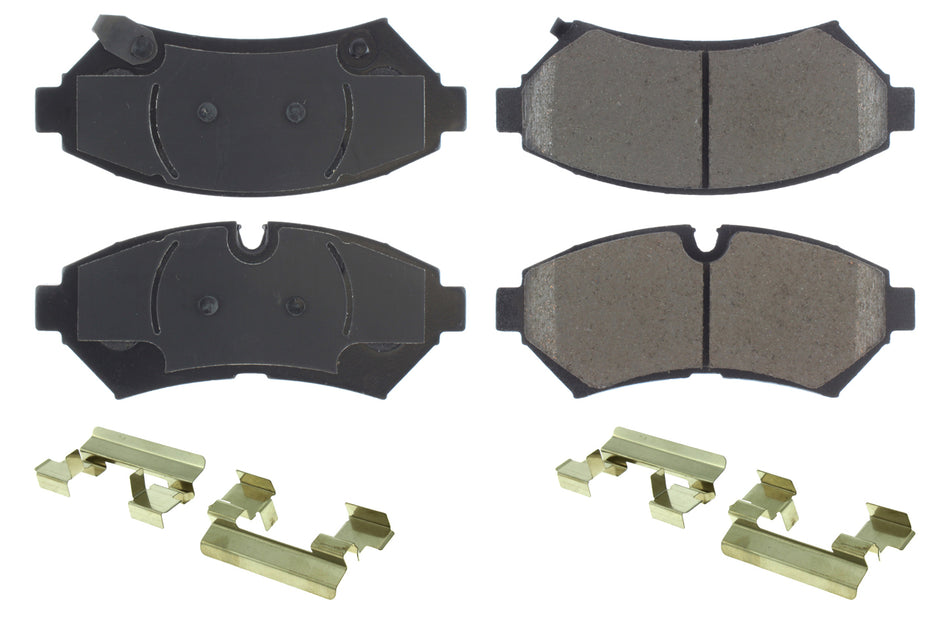 Centric Parts 105.0753 Posi-Quiet Ceramic Brake Pads with Shims and Har