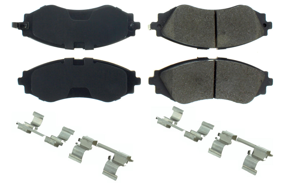 Centric Parts 105.0797 Posi-Quiet Ceramic Brake Pads with Shims and Har