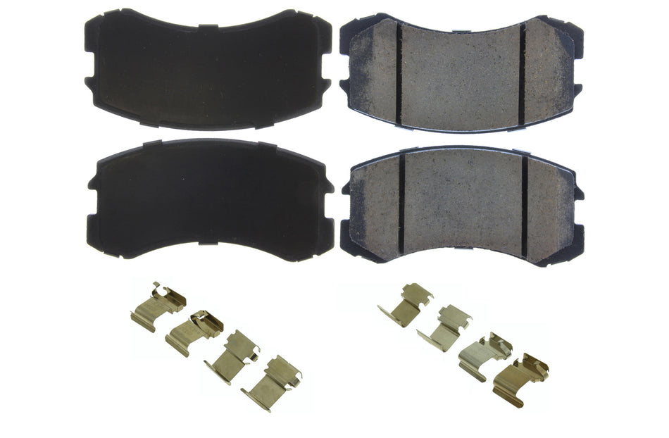 Centric Parts 105.0904 Posi-Quiet Ceramic Brake Pads with Shims and Har