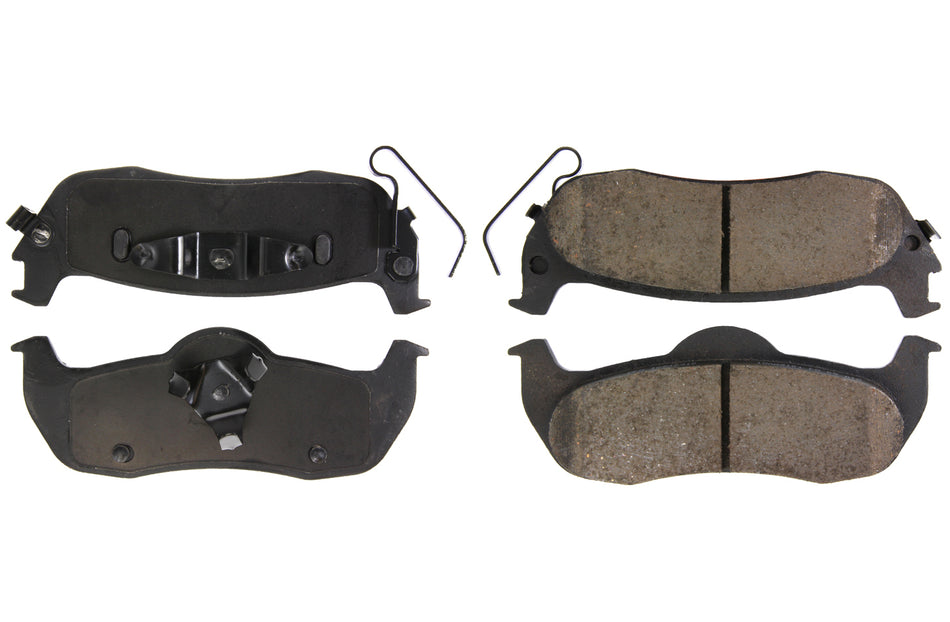 Centric Parts 105.1041 Posi-Quiet Ceramic Brake Pads with Shims and Har