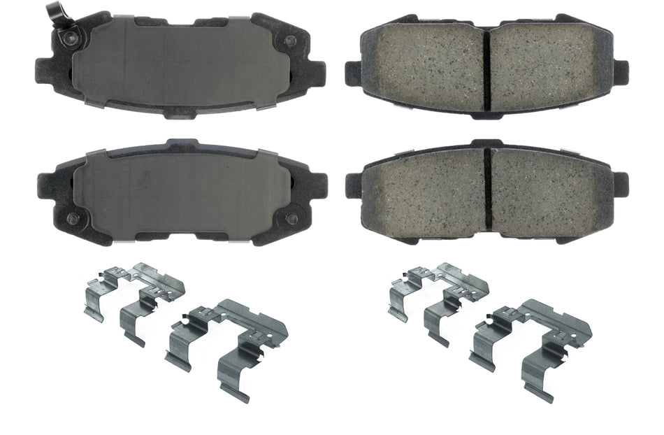 Centric Parts 105.1073 Posi-Quiet Ceramic Brake Pads with Shims and Har