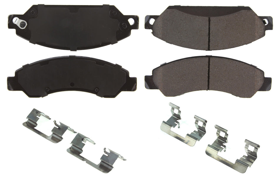 Centric Parts 105.1092 Posi-Quiet Ceramic Brake Pads with Shims and Har