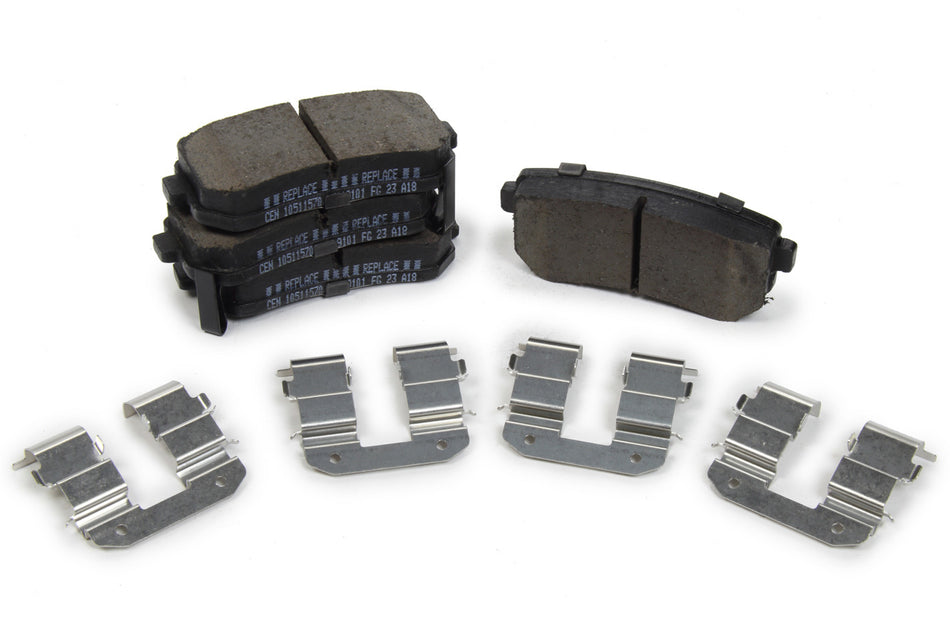 Centric Parts 105.1157 Posi-Quiet Ceramic Brake Pads with Shims and Har