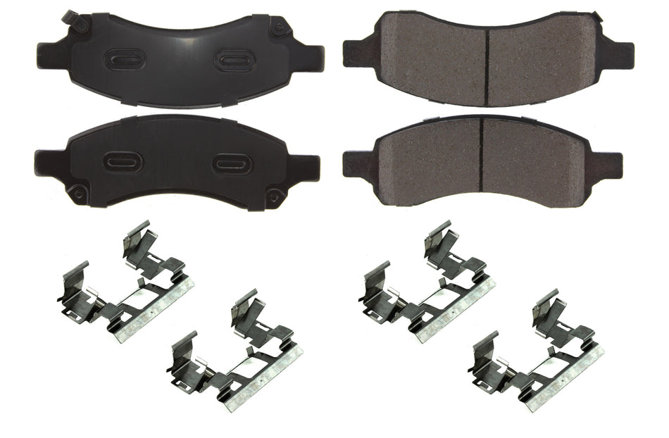 Centric Parts 105.11691 Posi-Quiet Ceramic Brake Pads with Shims and Har