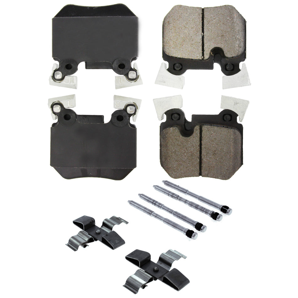 Centric Parts 105.1372 Posi-Quiet Ceramic Brake Pads with Shims and Har