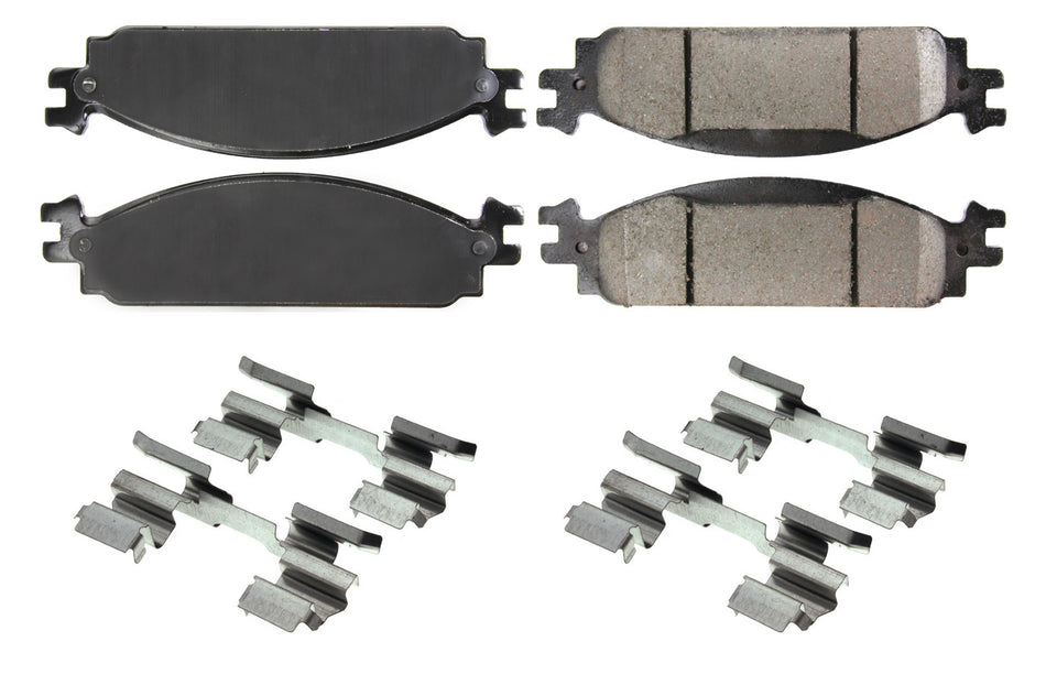 Centric Parts 105.1376 Posi-Quiet Ceramic Brake Pads with Shims and Har