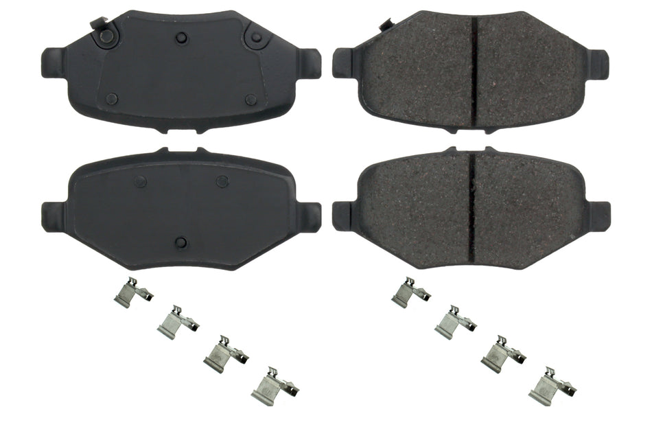 Centric Parts 105.1612 Posi-Quiet Ceramic Brake Pads with Shims and Har