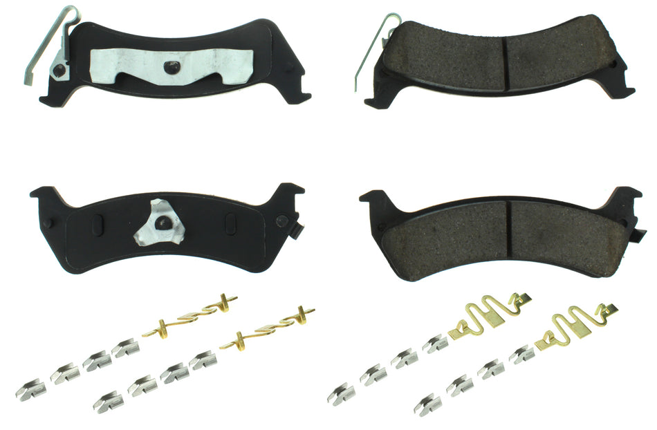 Centric Parts 106.0666 Posi-Quiet Extended Wear Brake Pads with Shims a