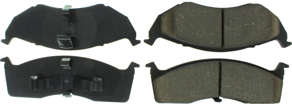 Centric Parts 106.073 Posi-Quiet Extended Wear Brake Pads with Shims a