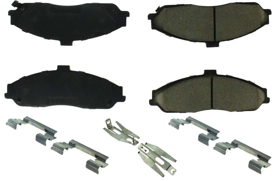 Centric Parts 106.0731 Posi-Quiet Extended Wear Brake Pads with Shims a