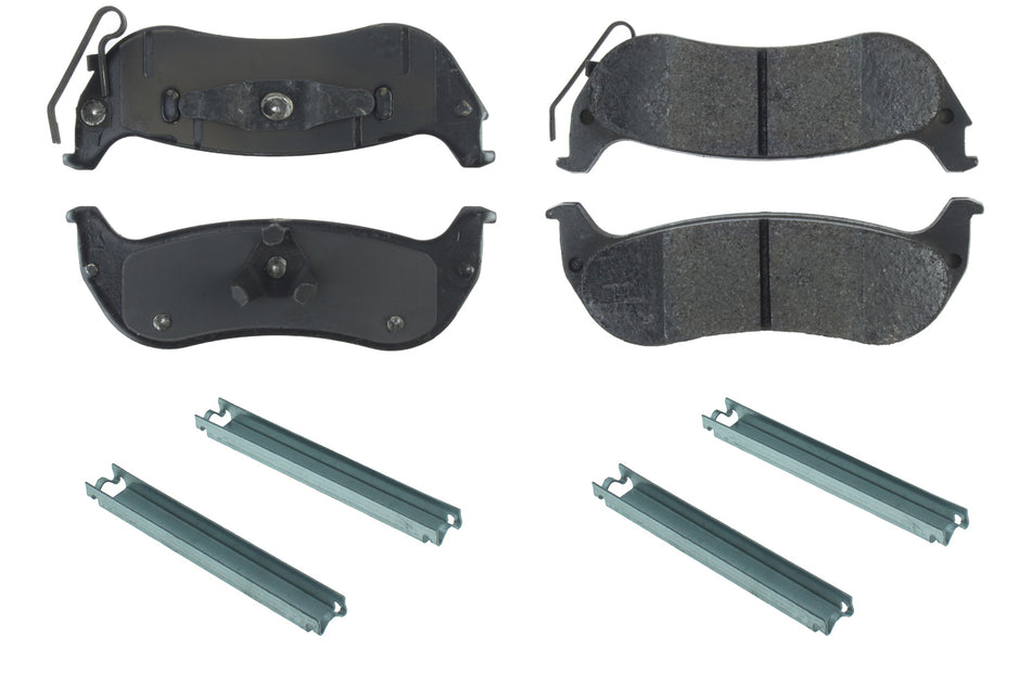 Centric Parts 106.0998 Posi-Quiet Extended Wear Brake Pads with Shims a