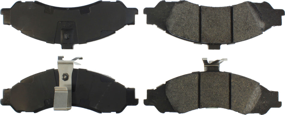 Centric Parts 106.1043 Posi-Quiet Extended Wear Brake Pads with Shims a