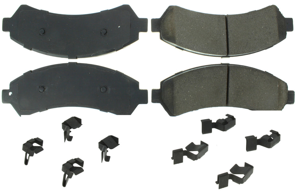 Centric Parts 300.0726 Premium Semi-Metallic Br ake Pads with Shims and