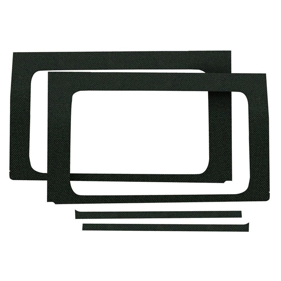 Design Engineering 50173 Jeep JL 4 DR 18-   Side Window Black  4pc