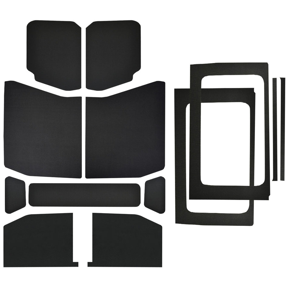 Design Engineering 50182 Jeep JL 4 DR 18-   Headl iner Kit Black Leather