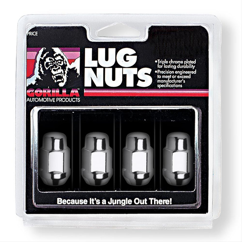 Gorilla Automotive Products 4 Lugnuts Acorn Bulge 7/16 41177B