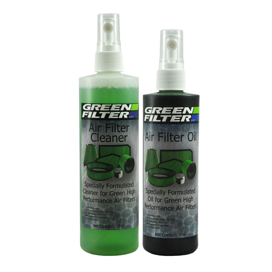 Green Filter USA 2000 Air Filter Cleaner & Oil Kit 12oz Cleaner/8oz Oil