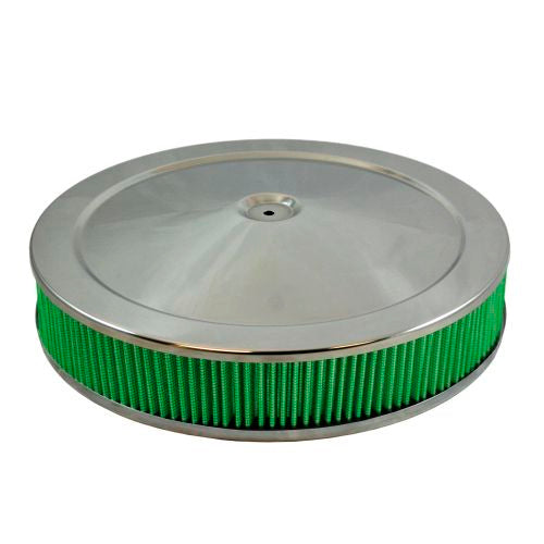 Green Filter USA 2194 Air Cleaner Assembly 14 x 3 Flat Base