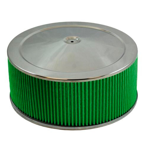 Green Filter USA 2196 Air Cleaner Assembly 14 x 6 Flat Base