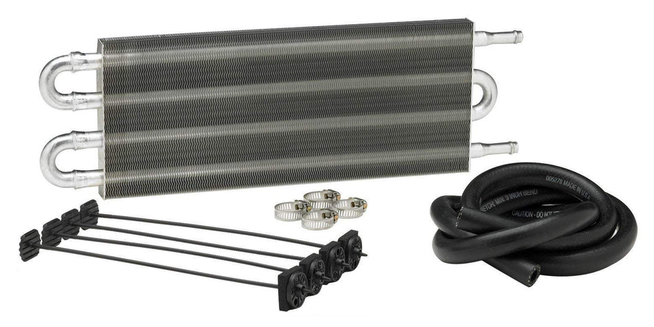 Borgeson - Power Steering Cooler Kit - P/N: 925126 -  Includes 5" X 9" Heavy Duty 4 Pass Power Steering Cooler Cooler Mount Kit 6' Of High Temp Power Steering Return Hose 3/8" Hose Barb And 4 Hose Clamps.