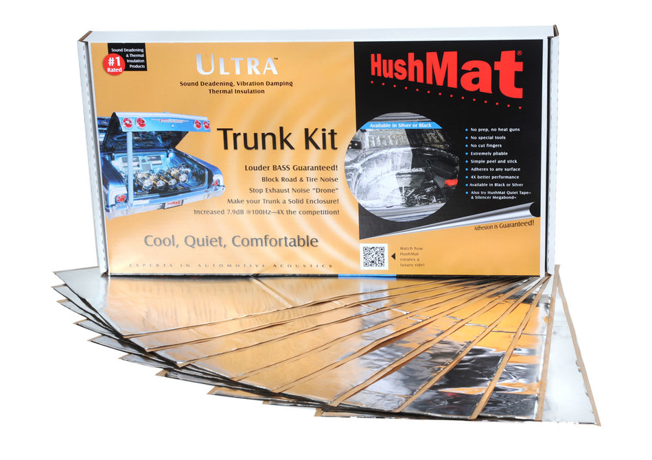 Hushmat 10301 Ultra Trunk Kit- 10 pc 12in.x23in. Silver