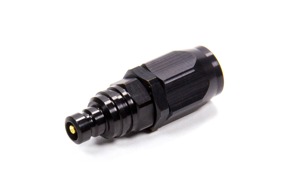 jiffytite 22606J Q/R #6 Str Hose End Plug Valved Black