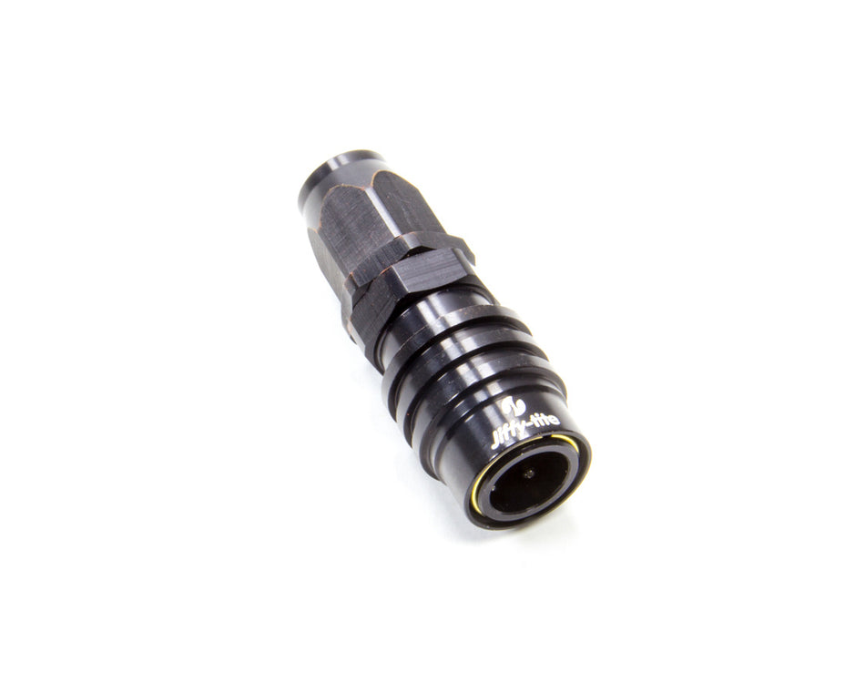 jiffytite 31606J Q/R #6 Straight Hose End Black