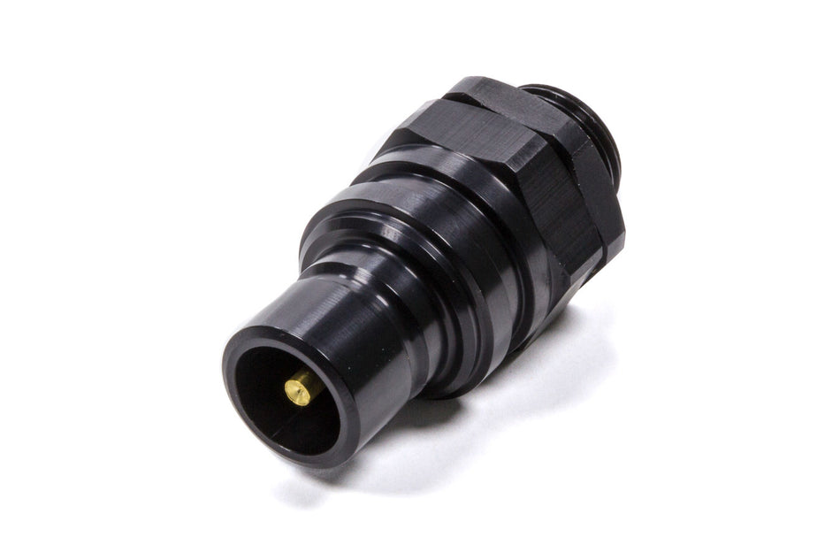 jiffytite 52108 Q/R #8 Male O-Ring Boss Plug Valved Black