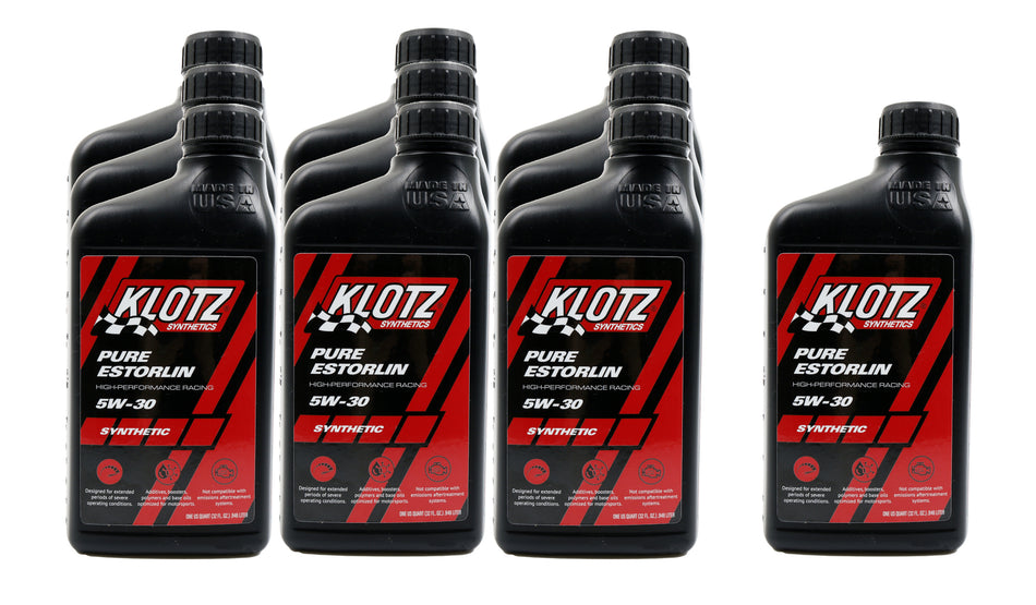 Klotz Oil KE-935 Pure Estorlin Synthetic Oil 5w30 Case 10x1 Quart