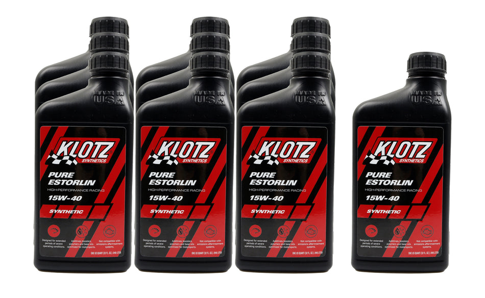 Klotz Oil KE-954 Pure Estorlin Synthetic Oil 15w40 Case 10x1 Qt