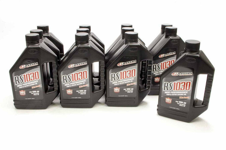 Maxima 39-01901 10w30 Synthetic Oil Case 12x1 Quart RS1030