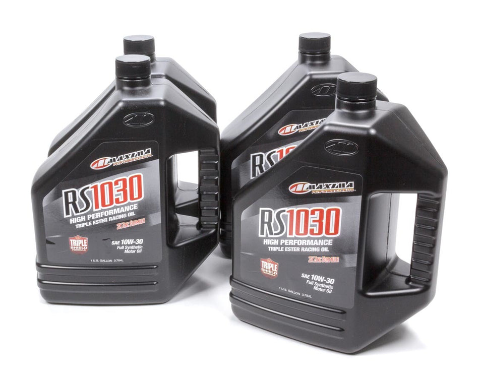 Maxima 39-019128 10w30 Synthetic Oil Case 4 x 1 Gallons RS1030