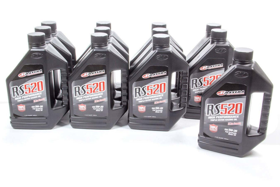 Maxima 39-04901 5w20 Synthetic Oil Case 12x1 Quart RS520