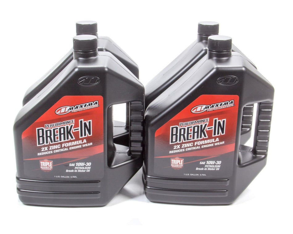 Maxima 39-109128 10w30 Break-In Oil Case 4x1 Gallon