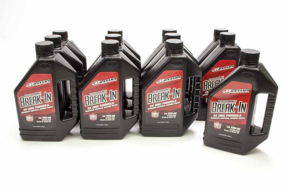 Maxima 39-11901 15w50 Break-In Oil Case 12x1 Quart