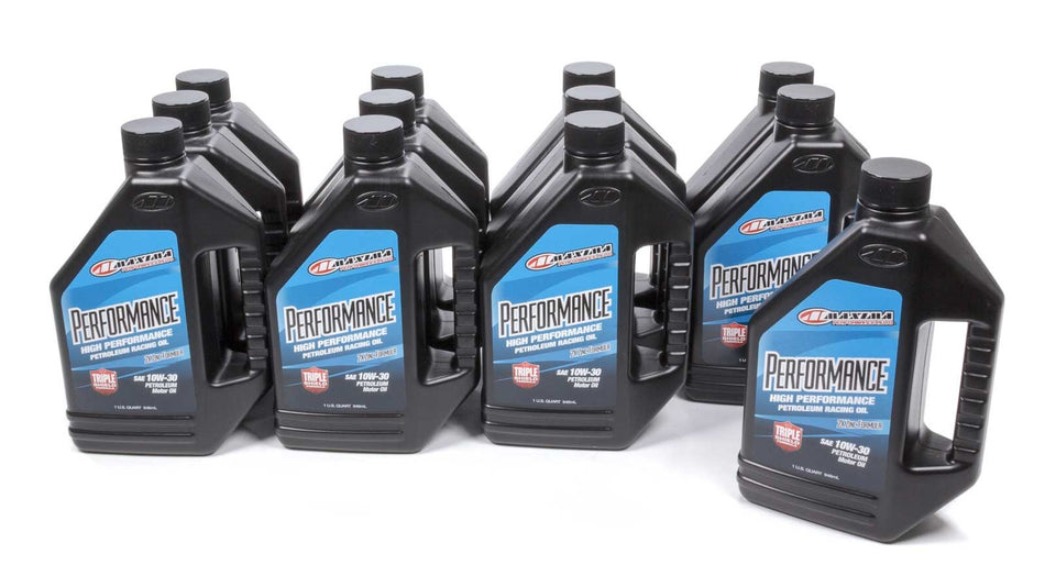 Maxima 39-33901 10W30 Petroleum Oil Case 12x1 Quart Performance