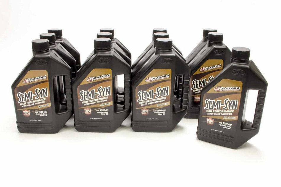 Maxima 39-34901B 10w40 Semi-Syn Oil Case 12x1 Quart