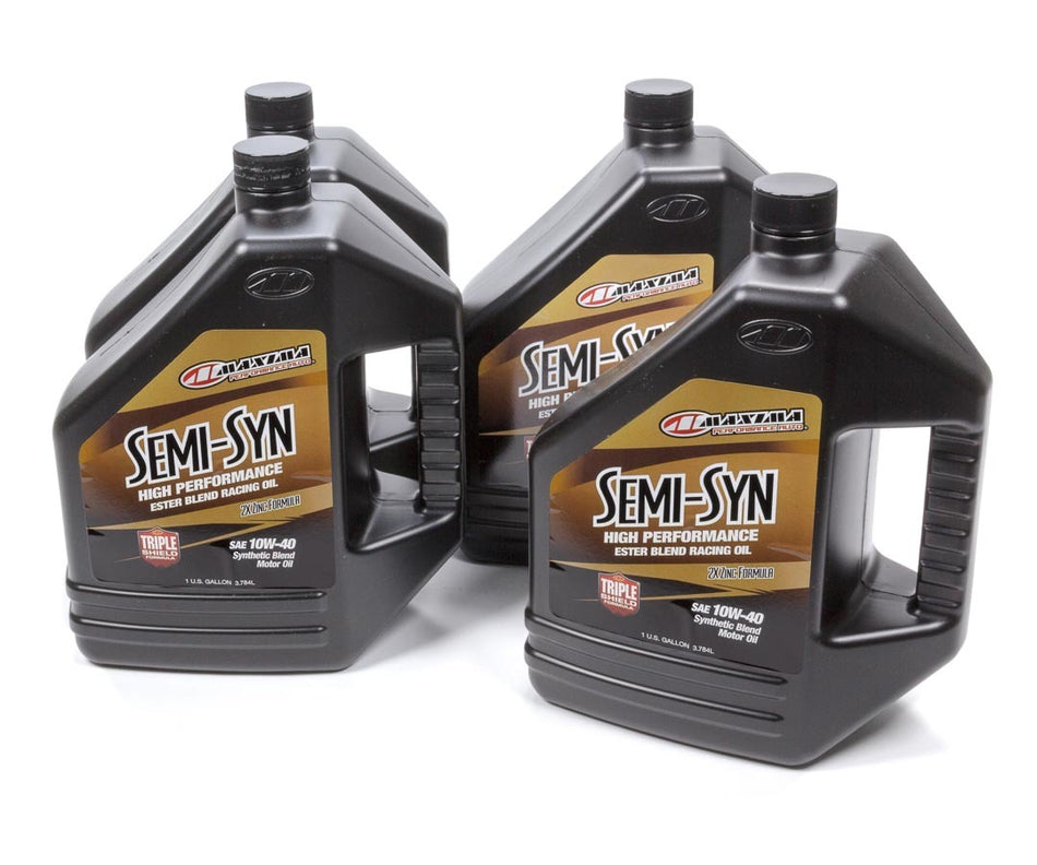 Maxima 39-349128B 10w40 Semi-Syn Oil Case 4 x 1 Gallons