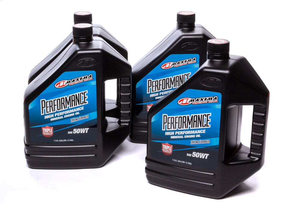 Maxima 39-369128 50w Petroleum Oil Case 4 x 1 Gallon