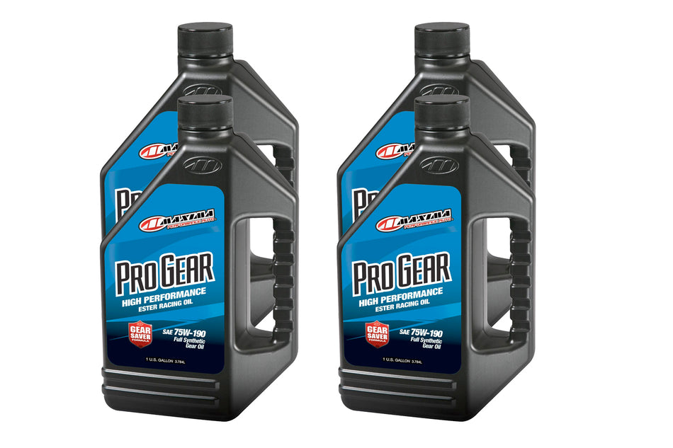 Maxima 49-469128 Pro Gear 75w190 Gear Oil Case 4 x 1 Gallon