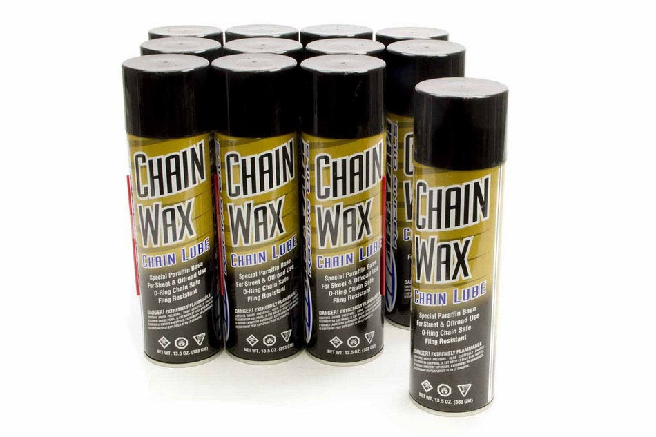 Maxima 74920 Chain Wax Chain Lube Case 12x13.5oz