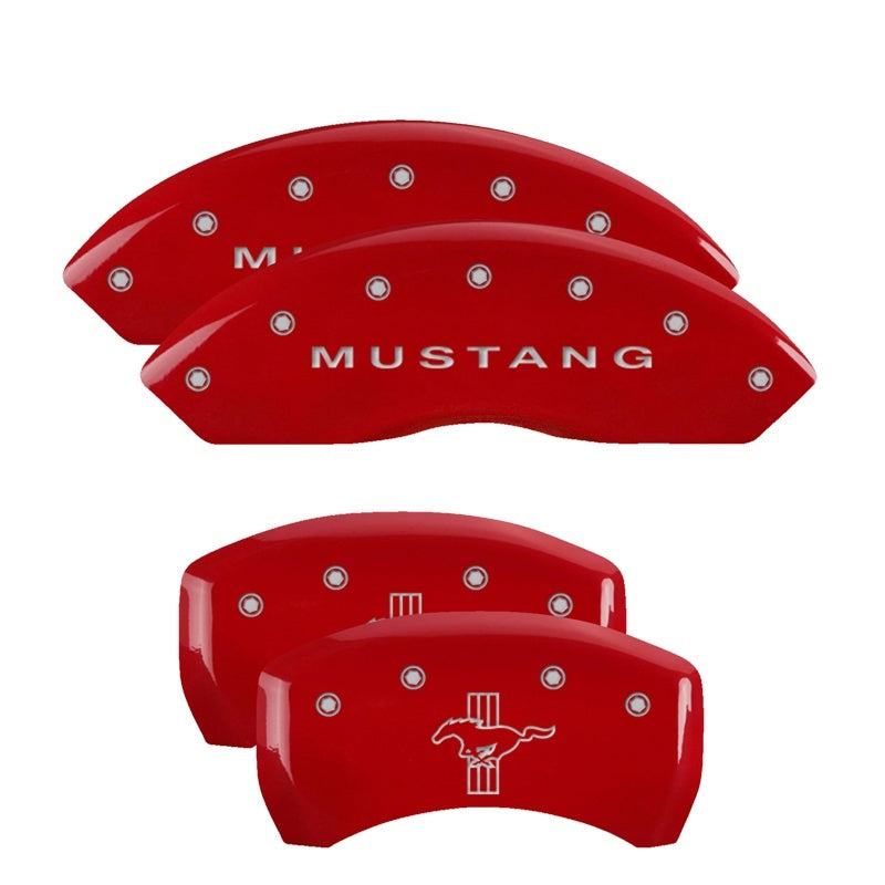 MGP Caliper Covers 10197SMB1RD 05-10 Mustang Caliper Covers Red