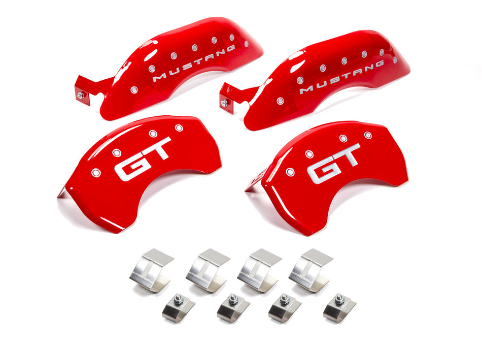 MGP Caliper Covers 10200S2MGRD 15-   Mustang Caliper Covers Red