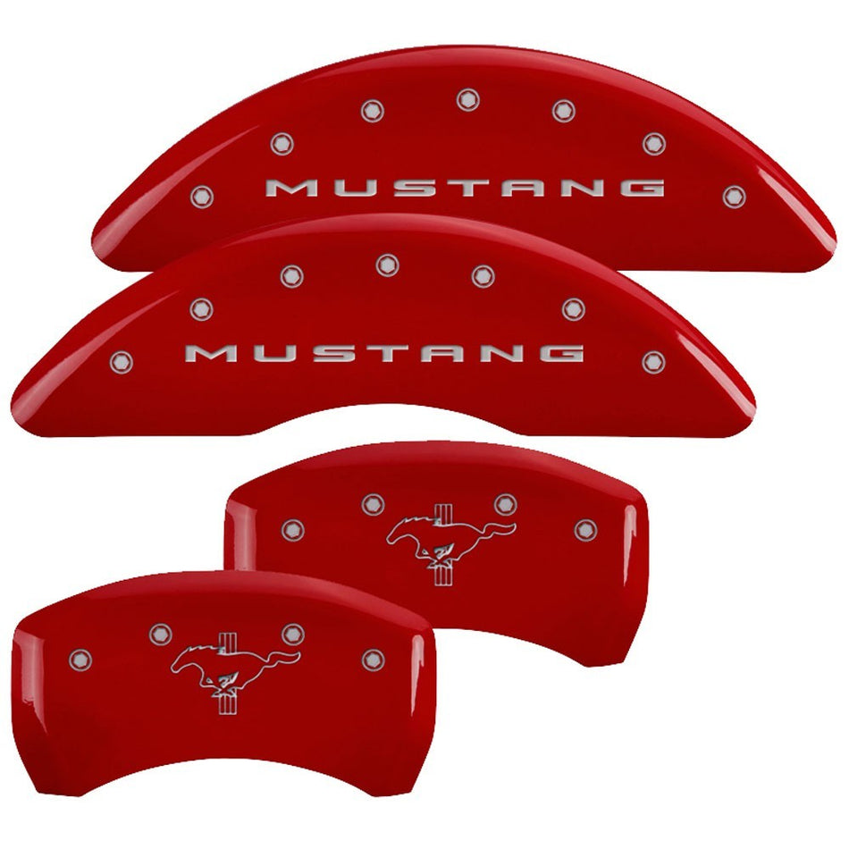 MGP Caliper Covers 10200SMB2RD 15-   Mustang Caliper Covers Red