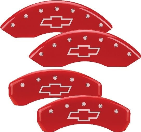 MGP Caliper Covers 14004SBOWRD 07- GM P/U SUV Caliper Covers Red