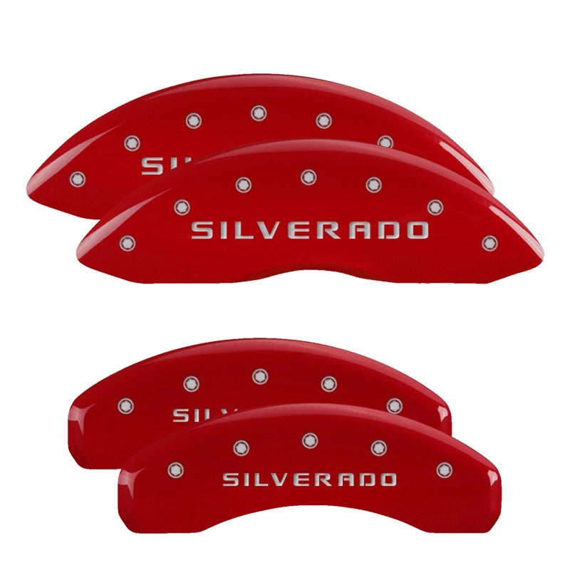 MGP Caliper Covers 14005SSILRD 14-   Silverado 1501 Caliper Covers Red