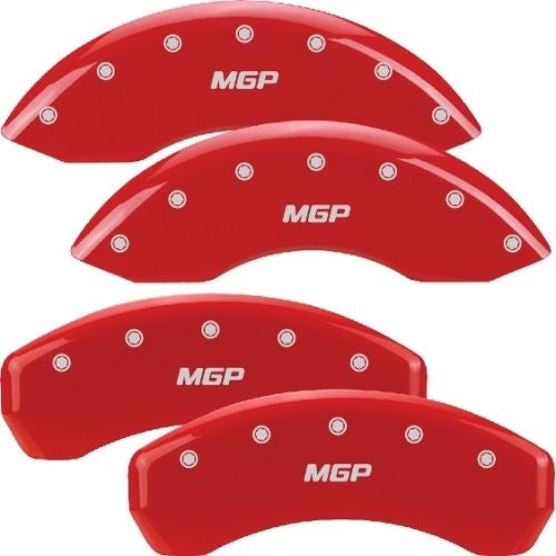 MGP Caliper Covers 14033SMGPRD 10- Camaro Caliper Cover Red