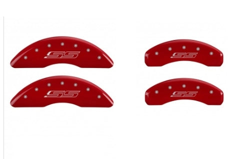 MGP Caliper Covers 14241SSS5RD 16-   Camaro Caliper Covers Red