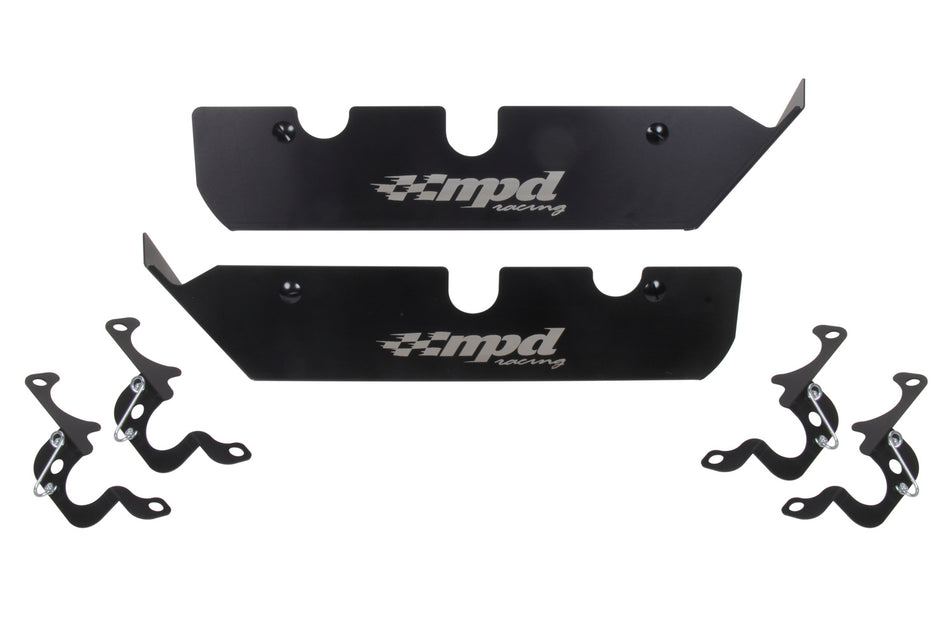 MPD Racing MPD18001 Spark Plug Guards Complete Set Black