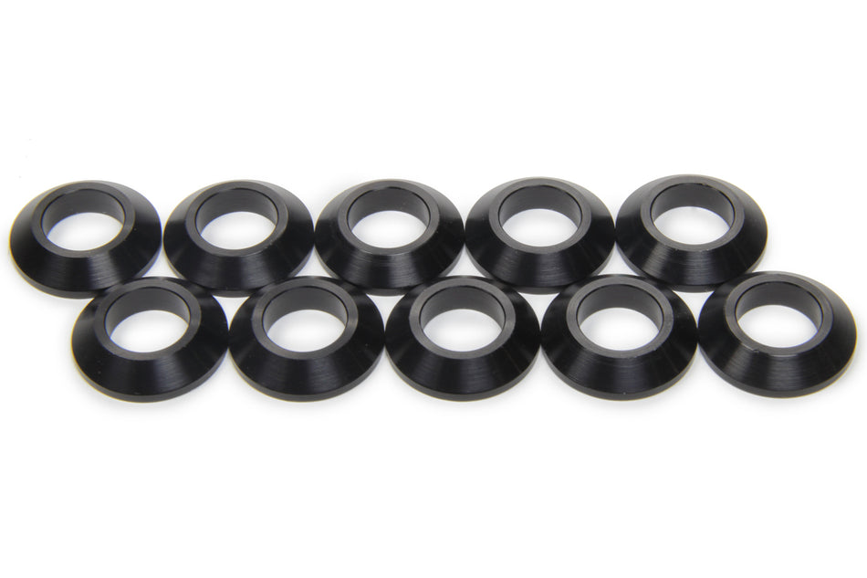 MPD Racing MPD41006 1in Cone Spacer 10 pack Aluminum - Black